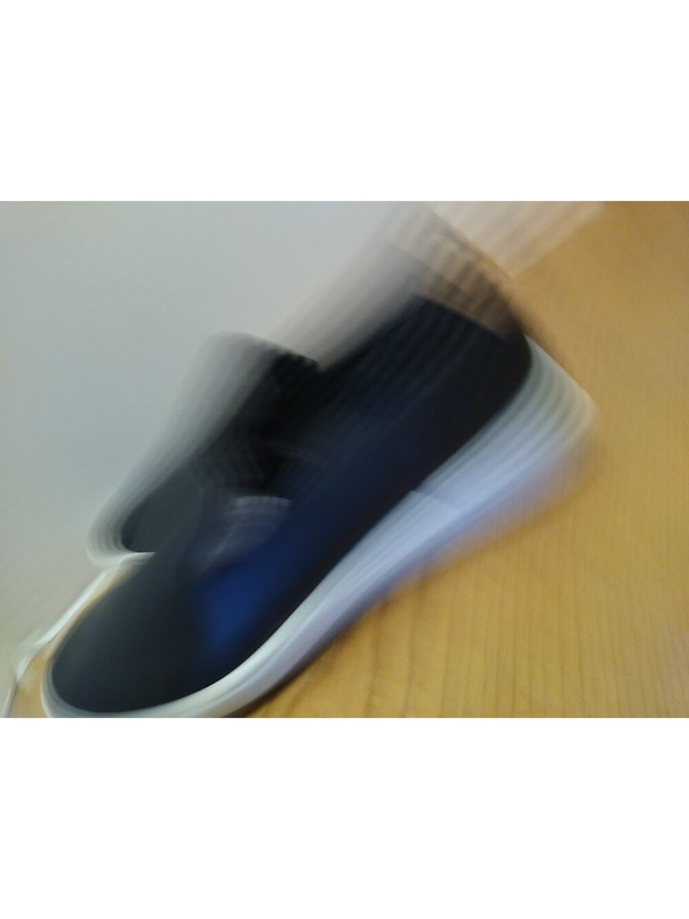 ECCO Soft 7 Women EU 42 US 11 11.5 Black Leather Slip on Fashion Sneaker Comfort - Picture 5 of 11